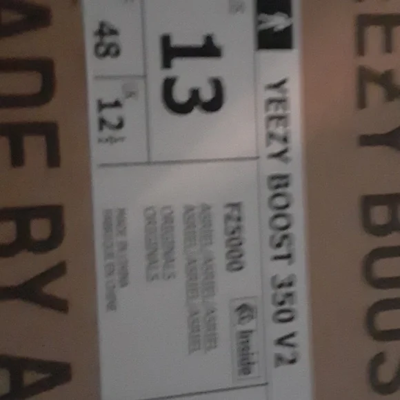 Adidas Yeezy Boost 350 V2 FZ5000, Male size 13 - Picture 6 of 6